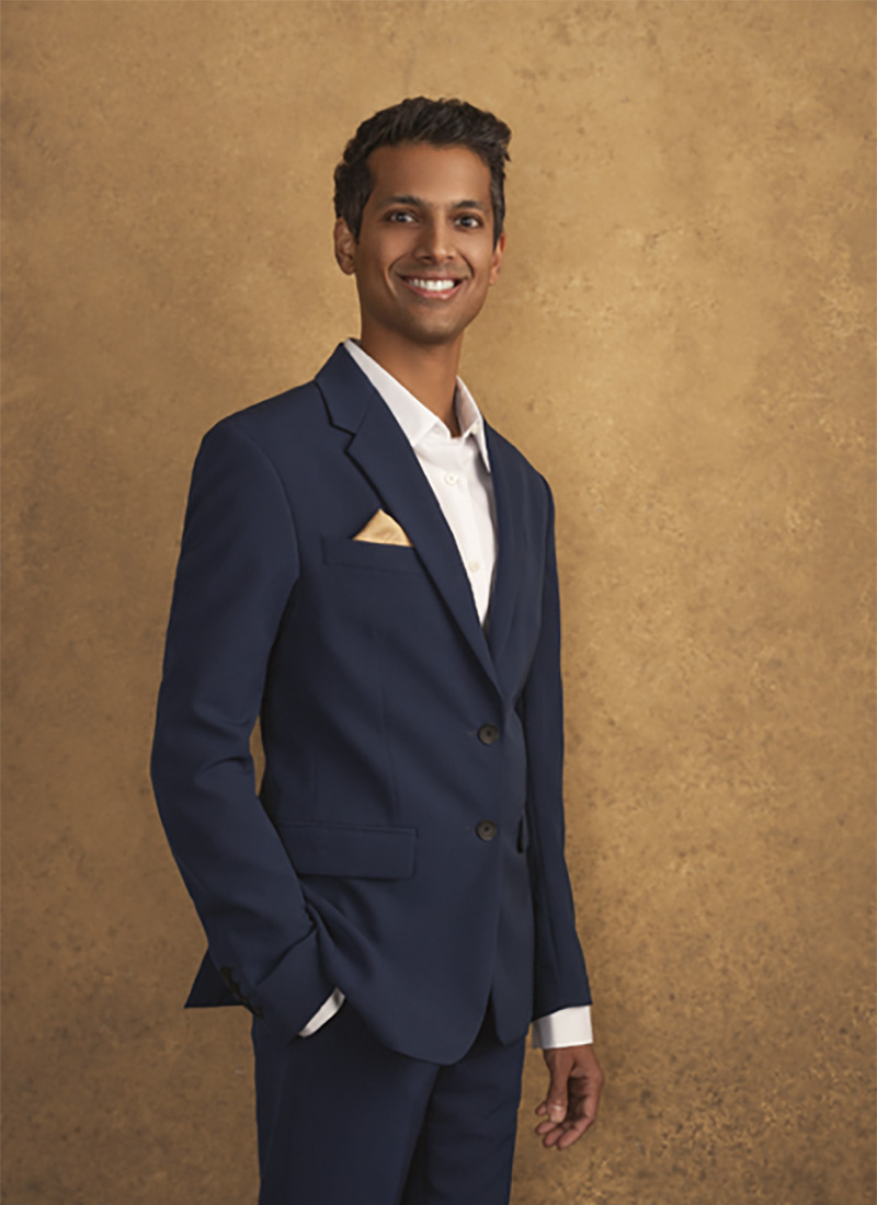 Dr. Parikh in a Suit