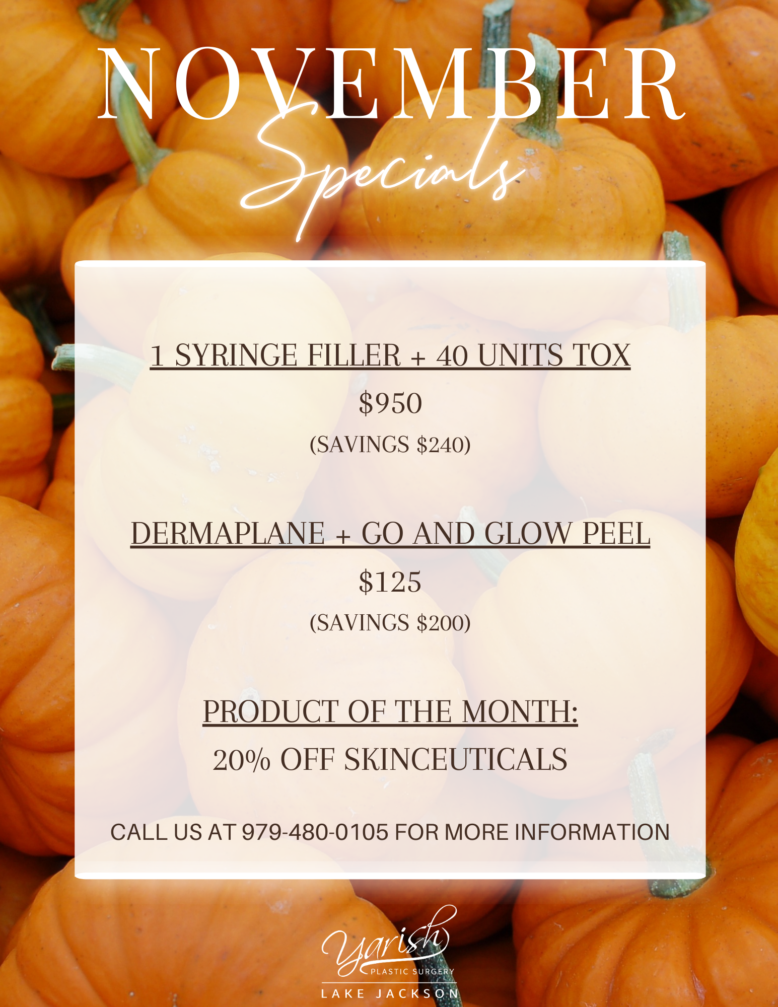 November Specials - Town & Country Lake Jackson